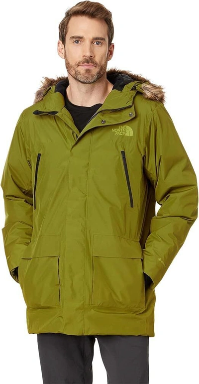 Pre-owned The North Face Arctic Gore-tex Nf0a84i3ion Mens Sulphur Moss Parka Jacket Dtf929
