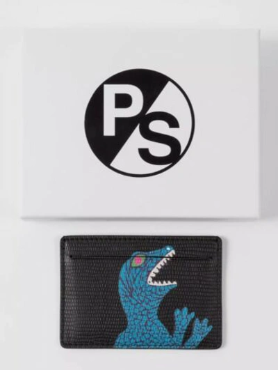 Pre-owned Paul Smith ⚡very Rare⚡  Dino Card Holder Original Dino Wallet W/tags ? In Black