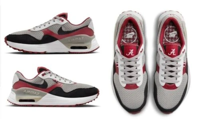 Pre-owned Nike Dz7744 001  Air Max Systm Alabama Crimson Tide Size 13 Shoes 3 Pairs Ava In Red