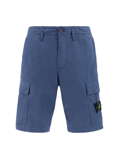Stone Island Shorts In Blue