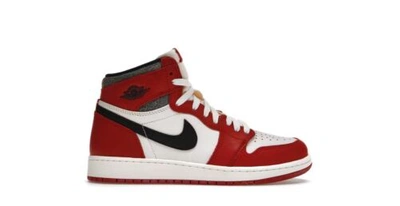 Pre-owned Jordan Air  1 Retro High Og Chicago Lost And Found Sneakers Gs Fd1437 612 Size 7y In Red