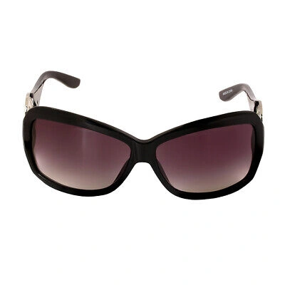 Pre-owned Just Cavalli Jc 209s 018 01b Women's Purple Black Square Gradient Sunglasses