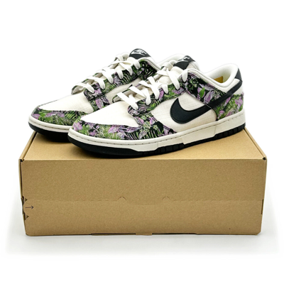 Pre-owned Nike Fn7105-030  Dunk Low Next Nature Floral Tapestry (women's) In Purple