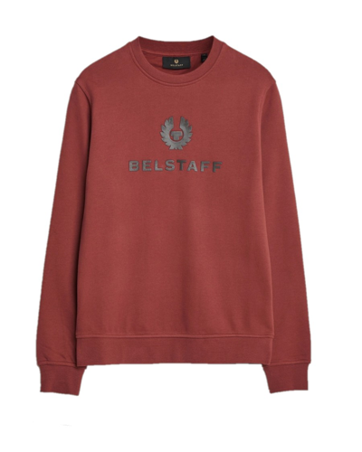Pre-owned Belstaff Signature Crewneck Sweatshirt Lava Fishnet