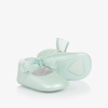 MAYORAL BABY GIRLS GREEN BOW PRE-WALKER SHOES