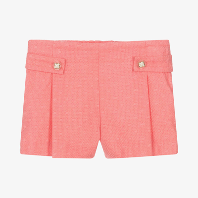 Paz Rodriguez Kids' Girls Pink Cotton Shorts