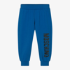 MOSCHINO BABY BLUE COTTON JOGGERS
