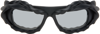 Ottolinger 3d Twist-detail Sunglasses In Black / Mirror