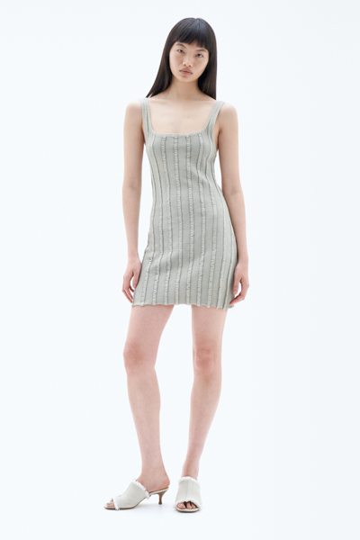 Filippa K Knitted Strap Dress In Beige