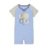 Nike Baby (12-24m) Short Sleeve Romper In Blue