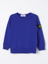 Stone Island Sweater  Junior Kids Color Royal Blue