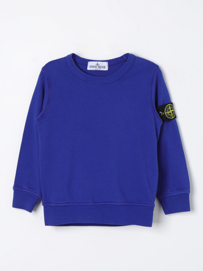 Stone Island Junior Jumper  Kids Colour Royal Blue