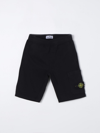 Stone Island Junior Shorts  Kids Color Black