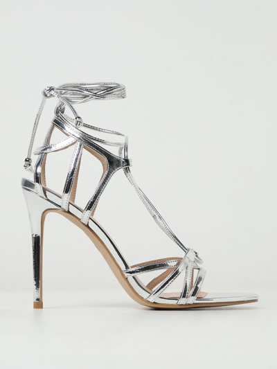 Pinko Heeled Sandals  Woman Color Silver