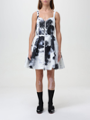 ALEXANDER MCQUEEN DRESS ALEXANDER MCQUEEN WOMAN COLOR INK,F09570134