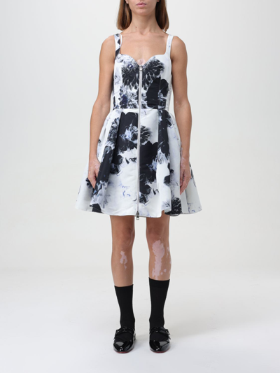 ALEXANDER MCQUEEN DRESS MCQUEEN WOMAN COLOR INK,F09570134