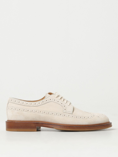 Brunello Cucinelli Brogue Shoes  Men Color Beige