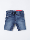 Diesel Shorts  Kids Color Denim In Denim