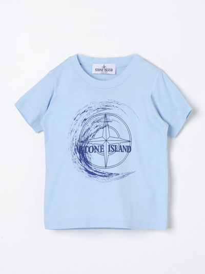 Stone Island T-shirt  Junior Kids Color Blue