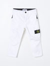 Stone Island Pants  Junior Kids Color White