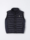 Stone Island Waistcoat  Junior Kids Color Navy In Navy