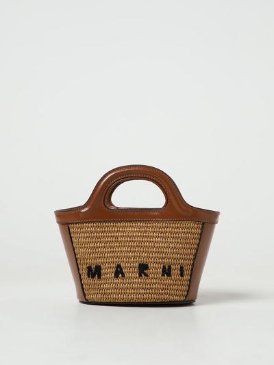 MARNI MINI BAG MARNI WOMAN COLOR BROWN,406776032