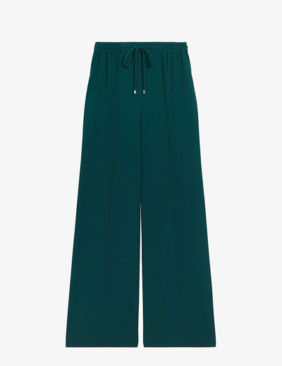 Ted Baker Wide Leg Jogger Trousers In Green