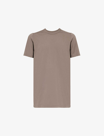 Rick Owens Mens Dust Level Crewneck Cotton-jersey T-shirt