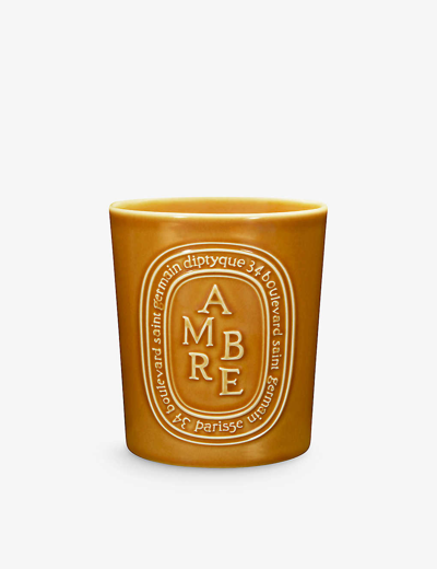Diptyque Ambre Scented Candle 600g In Orange