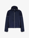 BOTTEGA VENETA BOTTEGA VENETA MEN'S NAVY TECH BOXY-FIT SHELL JACKET