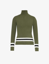 Fusalp Judith Turtleneck Knitted Top In Army/neige