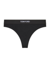 Tom Ford Women's Signature Logo Thong In Black
