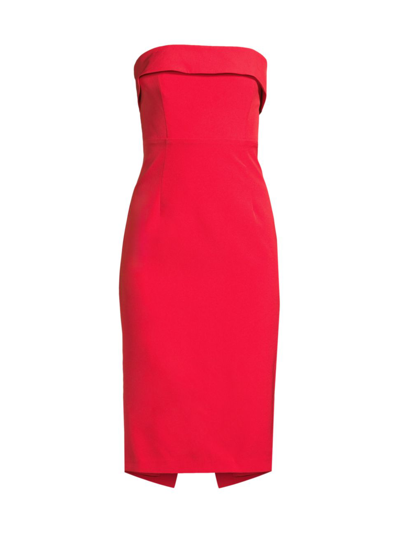 Bardot Women's Georgia Sheath Midi-dress In Fire Red