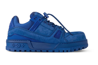 Pre-owned Louis Vuitton Lv Trainer Maxi Sneaker Blue