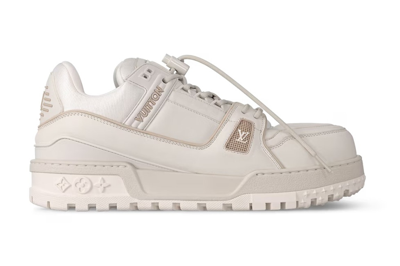 Pre-owned Louis Vuitton Lv Trainer Maxi Sneaker White