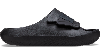 Crocs Black Mellow Luxe Recovery Slides In Black