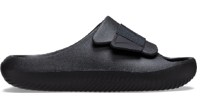 Crocs Mellow Luxe Recovery Slide In Black