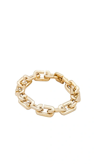 Marc Jacobs J Marc Chain Link Bracelet In Metallic Gold