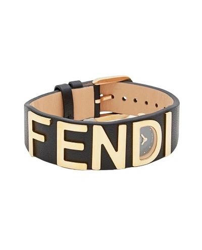 Fendi Black Bracelet And Watch