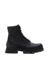 Alexander Mcqueen Alexander Mc Queen Wander Black Leather Boot In Black