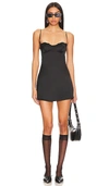 Superdown Claire Mini Dress In Black