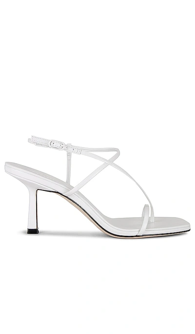 Studio Amelia Cross Front 70 Heel In White