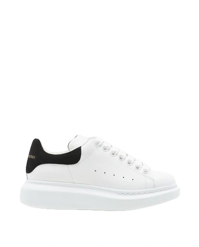 Alexander Mcqueen White Leather Sneakers