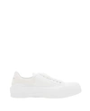 Alexander Mcqueen Deck Canvas Trainers In White