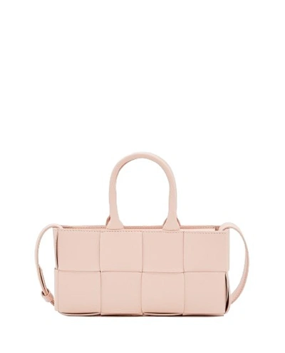 Bottega Veneta Pink Shoulder Bag In Neutrals