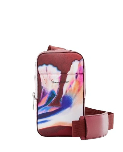 Alexander Mcqueen Leather Iphone Case In Multicolour