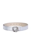 GIVENCHY SIGNATURE LEATHER G CHAIN BUCKLE BELT