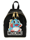 Moschino Bubble Bobble Backpacks Black In Black