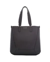 Alexander Mcqueen The Edge Medium Shopper Bag In Black