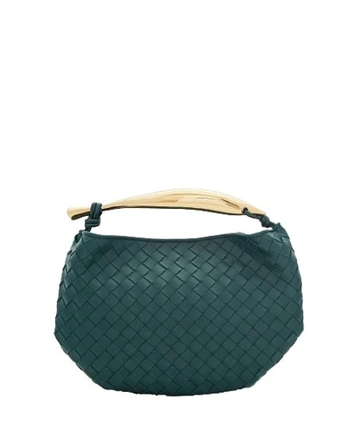 Bottega Veneta Green Leather Bag